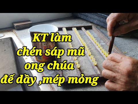 Video KT làm chén sáp mũ chúa - youtube