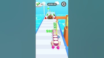 Bakery Stack/level 1 😊🎂| funny game 2024 | new Android game 2024 #shorts #gaming #funny #trending
