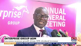 Enterprise Group AGM: Insurance revenue growth drives 30% dividend increase