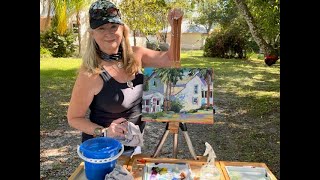 Painting a Cottage en Plein Air