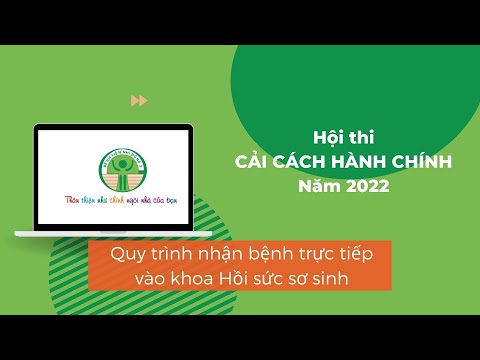 Video Quy trình nhận bệnh trực tiếp vào khoa Hồi sức sơ sinh - youtube