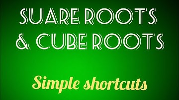 Square Roots & Cube Roots | Shortcuts | TNPSC | TET