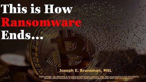 This is How Ransomware Ends... | The End of Private Cryptocurrencies