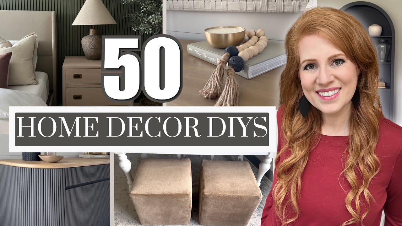 🏡 50 Home Decor DIYs That Look High-End on a Budget • Affordable Decorating Ideas