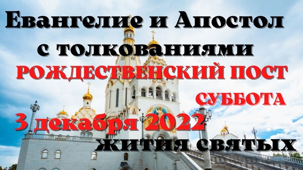 Евангелие и апостол дня на 2024г