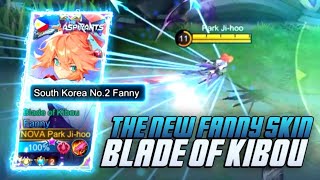THE NEW ASPIRANT FANNY SKIN, BLADE OF KIBOU! THE BEST SKIN EVER? | RANKED GAMEPLAY | MLBB