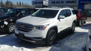 2017 GMC Acadia SLT-1 AWD Start Up, Full Tour and Review