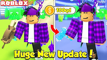 New ATLANTIS WORLD Update & New PETS + PICKAXES In Mining Clicker Simulator! (Roblox)