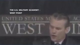 Hegseth slams 'woke ideology' in West Point commencement speech