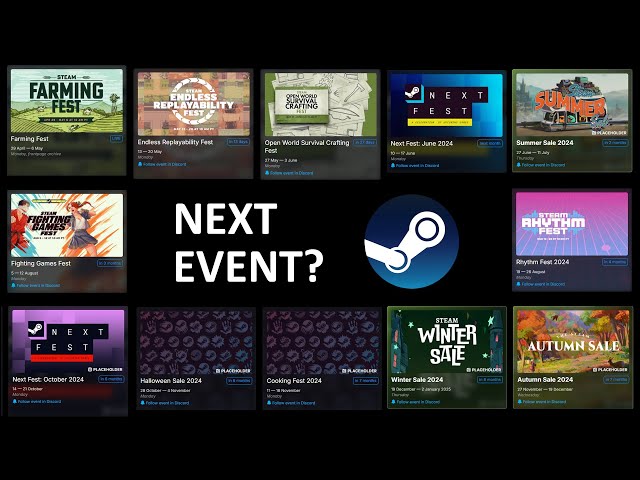 All Steam Sale & Events of 2024 | When is the next Steam Sale?