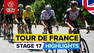 GC Favourites Duel In The Pyrenees | Tour De France 2022 Stage 17 Highlights