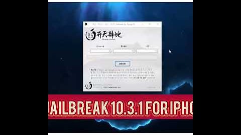 10.3.1 Jailbreak Ios  works only 10.3.1