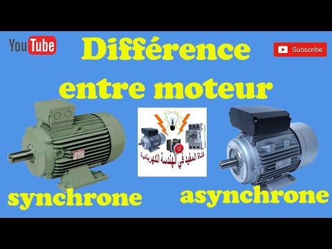 Vidéo: Différence Entre Le Moteur Synchrone Et Le Moteur à Induction