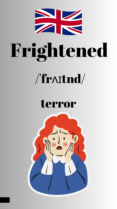 How to Pronounce frightened in American English and British English -  YouTube