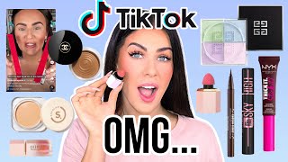 full face of viral makeup that tiktok made me buy are they worth the hype