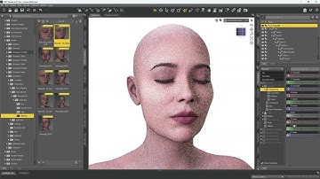 Character with makeup and tattoo for Daz Studio - #Daz3d #dazstudio #3dCharacter