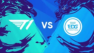 T1 vs EDG| ROUND 1 Game 1 | Wild Rift Rivals | LCK vs LPL