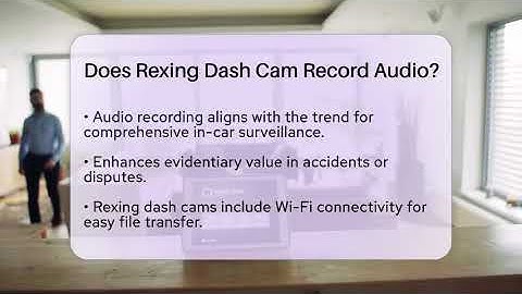 Does Rexing Dash Cam Record Audio? - Talking Tech Trends