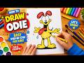 How to Draw Odie 🐶 Easy Step-by-Step Tutorial I