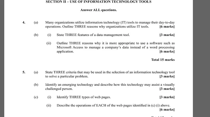 CAPE IT: PAST PAPER LIVE (UNIT 2 MAY 2014 SECTION 2) | MAKE | IT | SIMPLE | TT