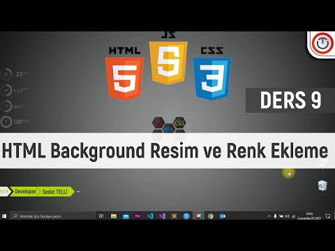 HTML Background Resim