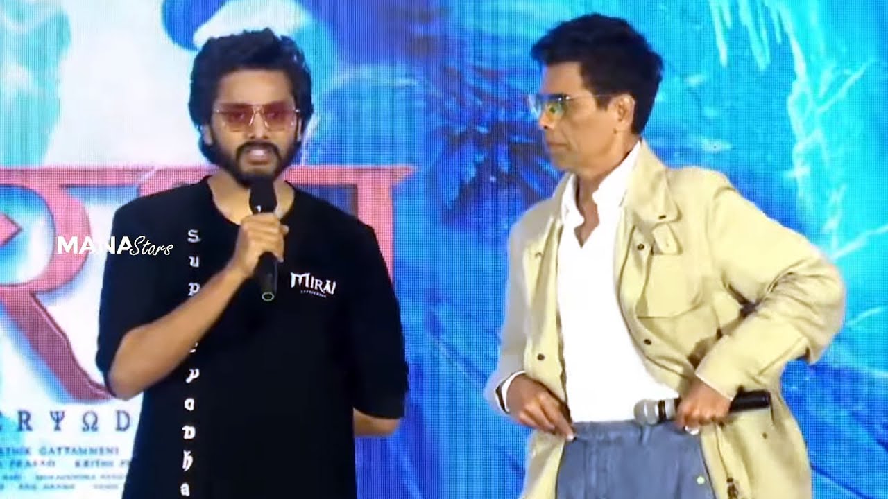 Teja Sajja Hindi Speech @ Mirai Movie Press Meet In Mumbai