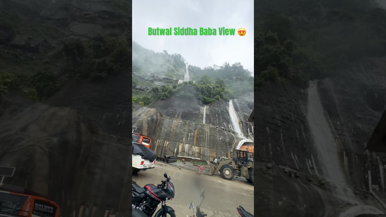 Beautiful Siddha Baba Waterfall 🌊✨ | Butwal Siddha Baba View 😍