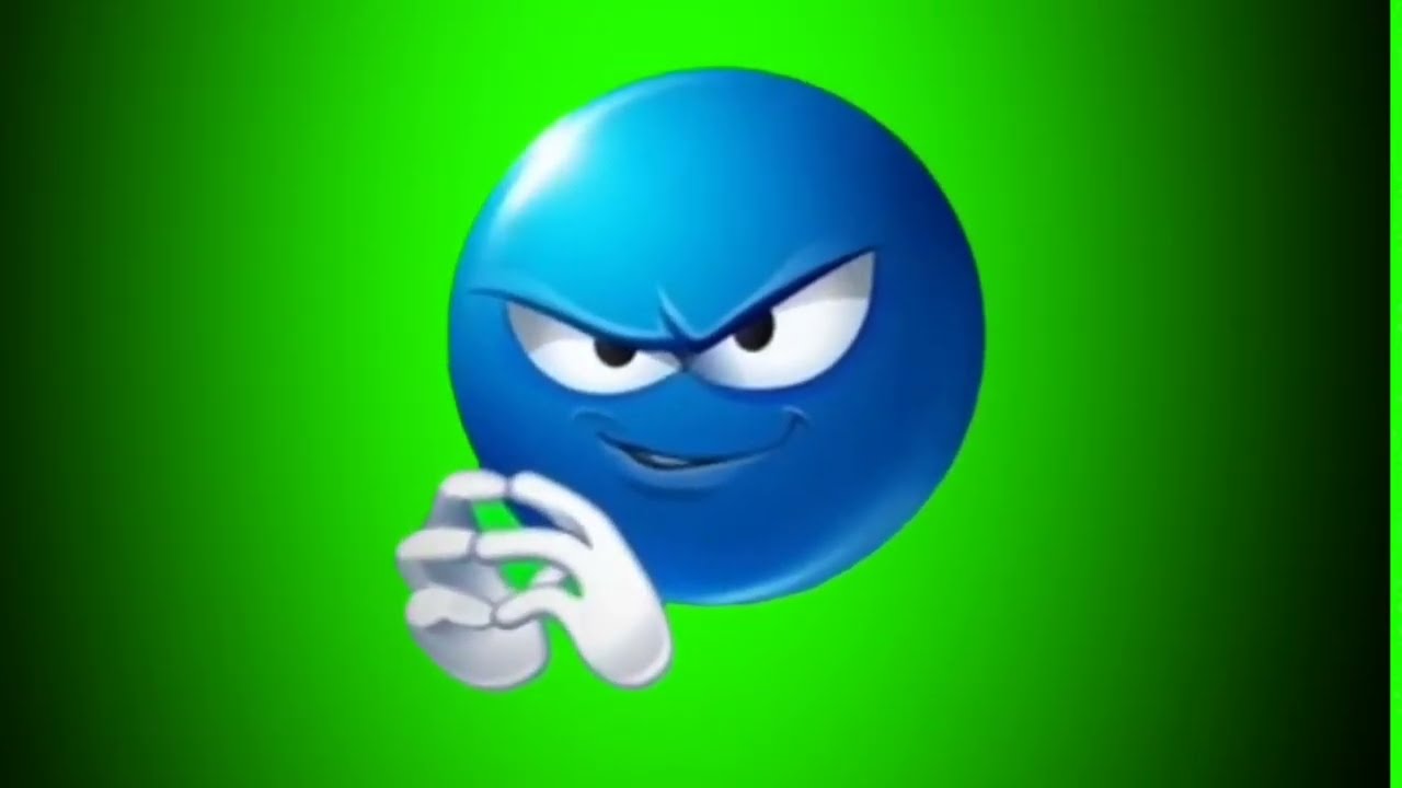   Blue  Troll Emoji  face🥶| Copyright free Green Screen New Troll Face | Troll Face