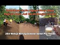 Suasana pagi yang becek dan berlumpur dijalur Weleri menuju ke warung goweser Sumur Pitu Kendal