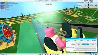 [로블록스(Roblox)] 어어어어어어어어엄청 높은 롤러코스터를 만들려다 워터슬라이드를 만들어 버렸어요!!! 테마파크타이쿤2 간단 리뷰 & 플레이 영상 screenshot 5