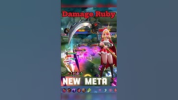 Top Global ruby damage build high lifesteal. #mlbb