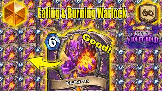 Burning Decks With Azari Warlock 2.0 Is So Much Fun in 2026 At Escape from Violet Hold | Hearthstone