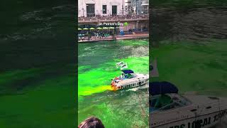 So. Patrick’s Day in Chicago 2025 #usa #holiday #stpatricksday #illinois #usashorts #windycity