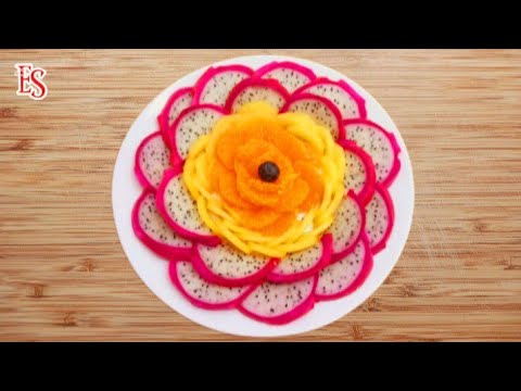 HOW TO MAKE FRUIT PLATTER #easycut #cuttingdesign #fruitcutting