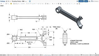 Learn Onshape - Project 10 - Connecting Rod