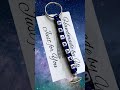 Personalised key ring / bag tag with planet charm