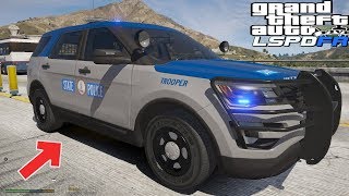 GTA 5 - VIRGINIA STATE POLICE - SNOW PATROL - LSPDFR 0.4.4 GTA 5 - VIRGINIA STATE POLICE - SNOW PATROL - LSPDFR 0.4.4