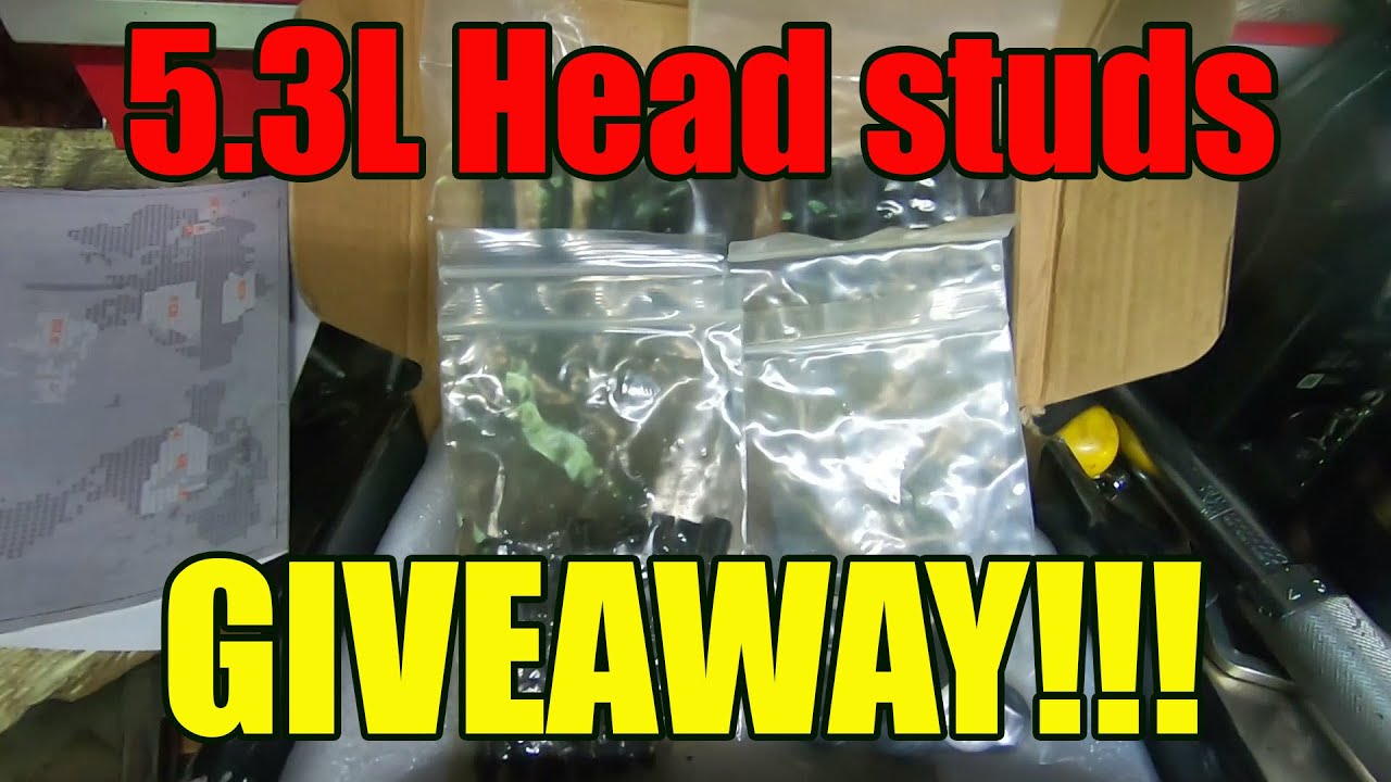 Removing Broken Bolts From Aluminum Heads 5 3L Head Stud Giveaway