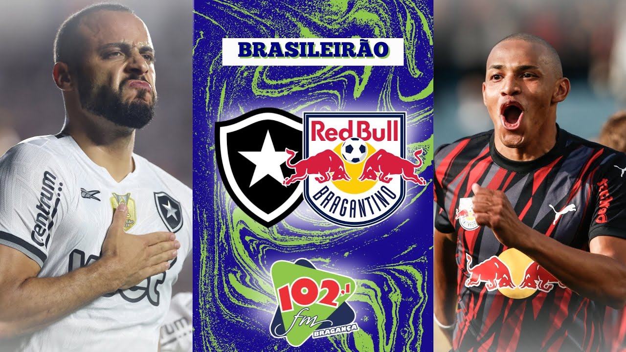 BOTAFOGO X RED BULL BRAGANTINO | AO VIVO CAMPEONATO BRASILEIRO - YouTube