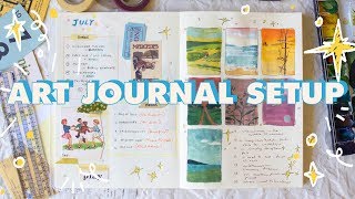 My Art Journal ~ 5 Creative Bullet Journal Ideas °