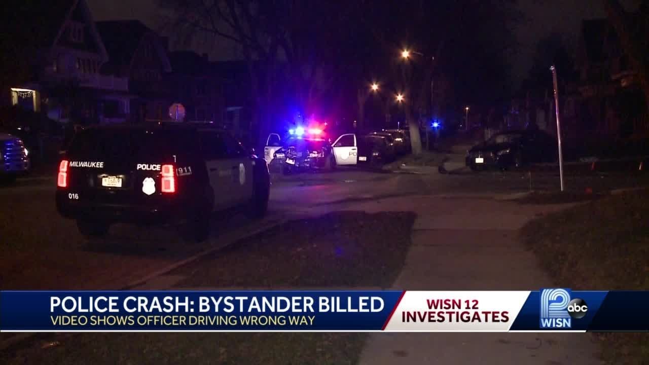 Body camera video of Officer speeding wrong way on a one way street ...