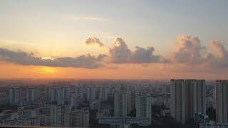 Stunning Singapore Sunrise Skyline 2020 Timelapse In 4K