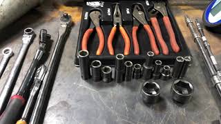 Tools needed for a CDJR Lube Tech