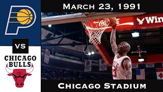 Full Game: Locker Room Motivation | Pacers vs Bulls (March 23, 1991)