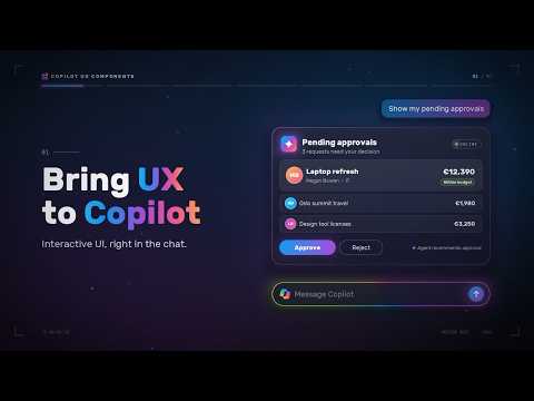 Real Interactive UI Inside Microsoft Copilot