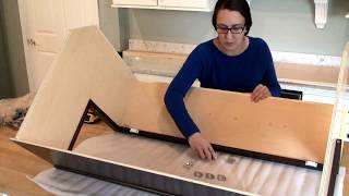 JSI Cabinetry Designer Square Corner Wall Cabinet Assembly