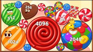 CANDY DROP - Suika Game (Drop & Merge) ASMR Gameplay Max Level Rainbow Candy screenshot 1