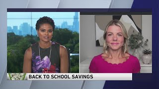 Money Expert Andrea Woroch shares tips on saving while preparing for the upcoming school year
