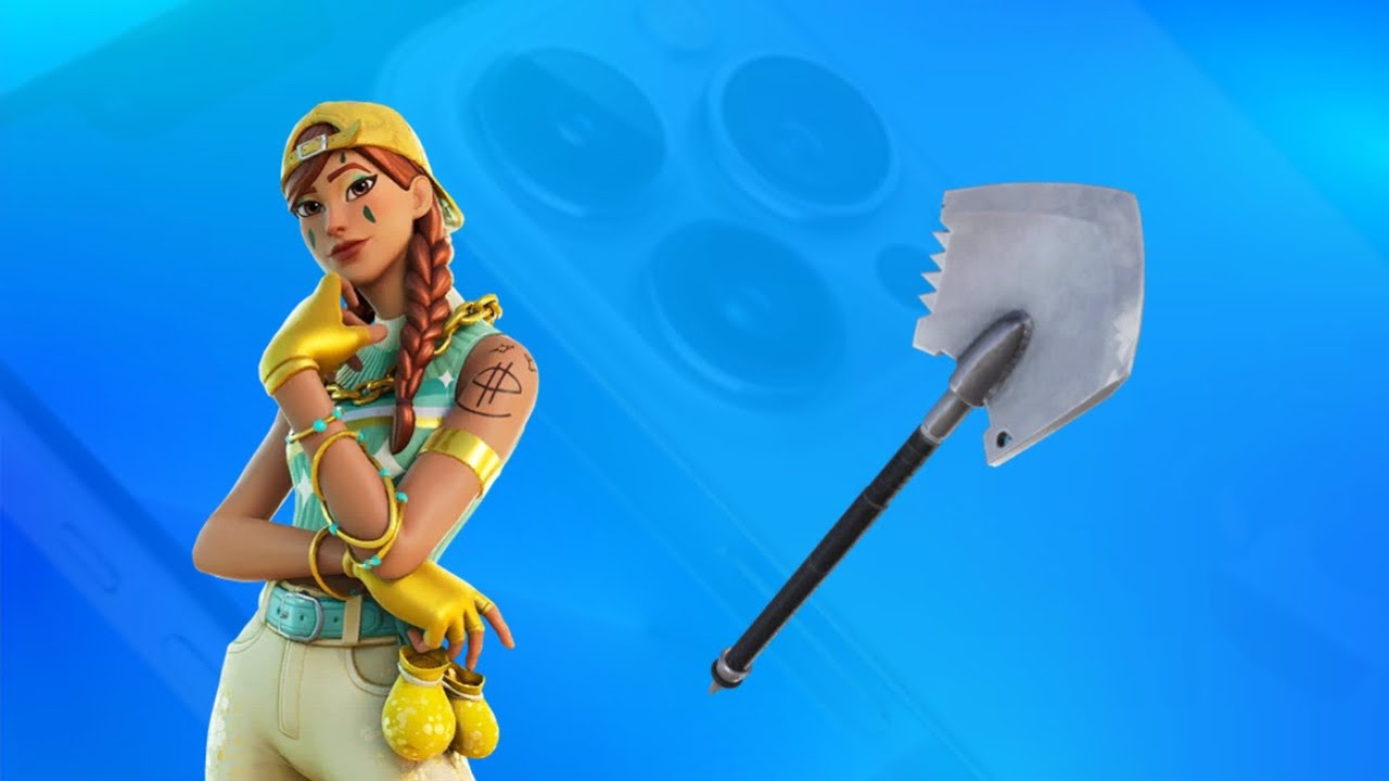 Aura Skin + Ice Breaker Pickaxe – Smooth Fortnite Gameplay on iPhone 13 Pro Max