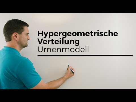 Hypergeometrische Verteilung, Urnenmodell "ohne Zurücklegen" | Mathe by Daniel Jung